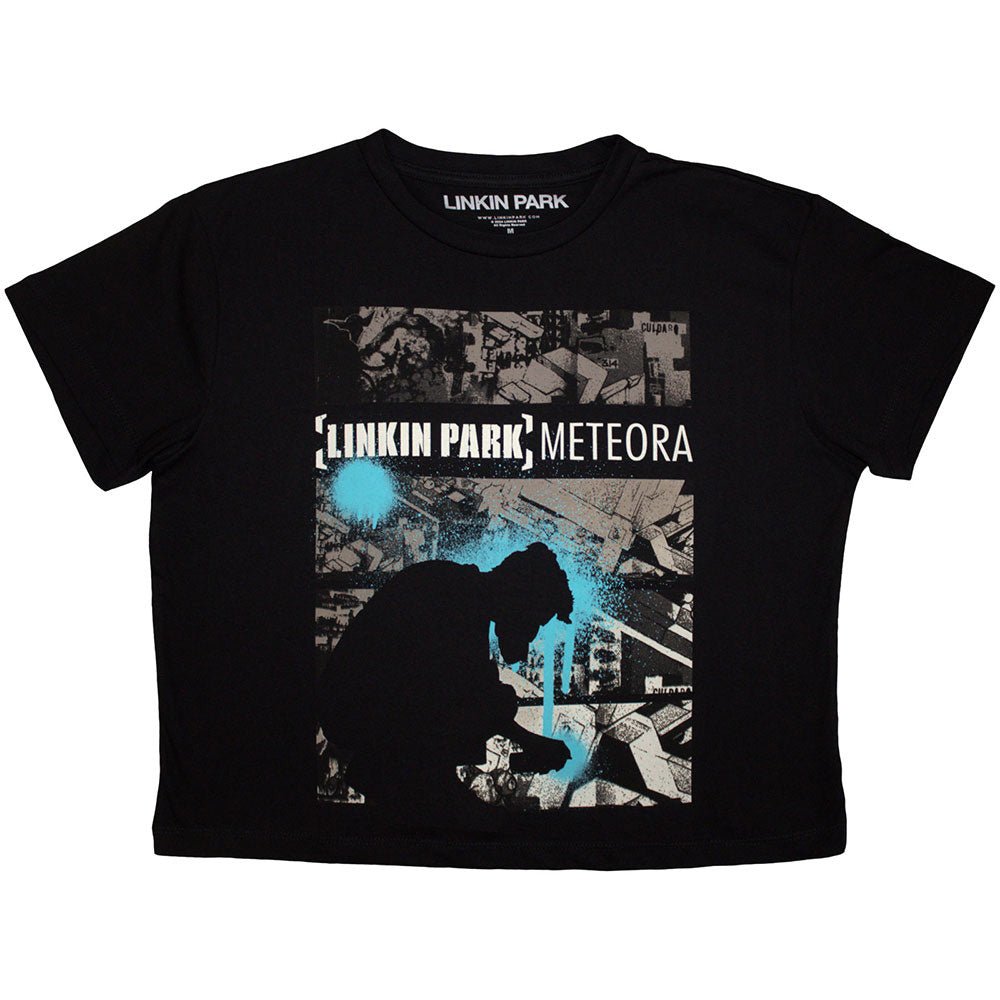 LINKIN PARK リンキンパーク - Meteora Drip Collage / クロップトップ / Tシャツ / レディース - PGS